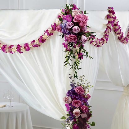 Color & Light Chuppah Decor – C & D FLORAL LTD, Pincher Creek AB