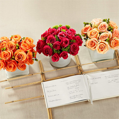 Dawn Rose Centerpiece – C & D FLORAL LTD, Pincher Creek AB