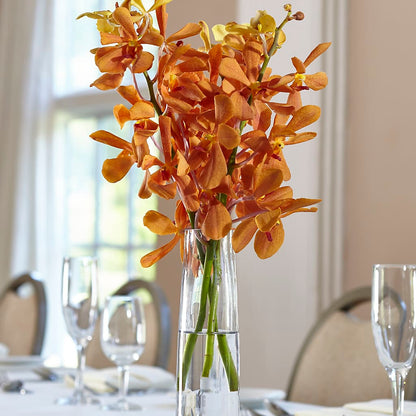 Orange Mokara Bud Vase – C & D FLORAL LTD, Pincher Creek AB