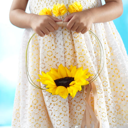 Sweet Sunshine Flower Girl Bouquet – C & D FLORAL LTD, Pincher Creek AB