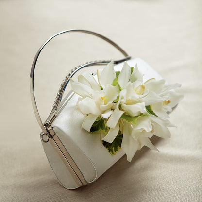 White Purse Decor – C & D FLORAL LTD, Pincher Creek AB